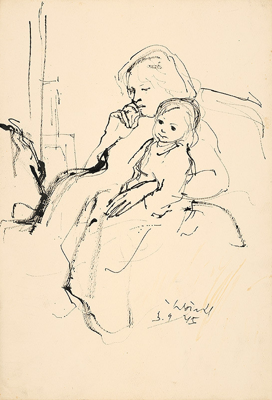 Vincent Hložník – Matka s diaťaťom