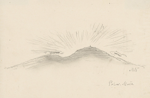 Max Švabinský – Zapadajúce slnko 