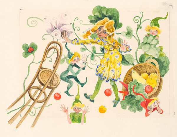 Alžbeta Štefunková-Szabová – Ilustrácia ku knihe Škriatkovia z basy 