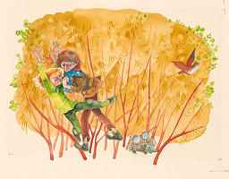 Alžbeta Štefunková-Szabová – Ilustrácia ku knihe Škriatkovia z basy 