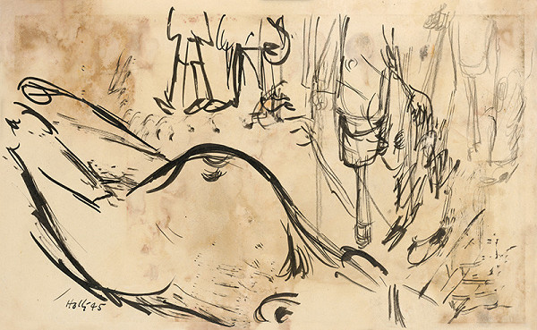 Anton Hollý – Náčrt k Stopám vojny II 