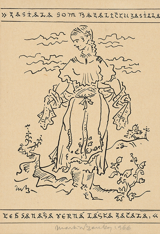 Martin Benka – Návrrh na pohľadnicu 