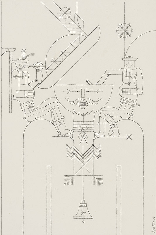 Oto Opršal – Kresba k obrazu Tradície 