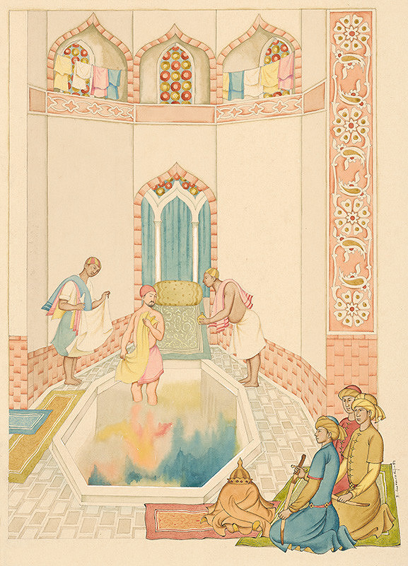 Emil Makovický – Rozprávka o farbiarovi Abú Kírovi a holičovi Abú Sírovi 