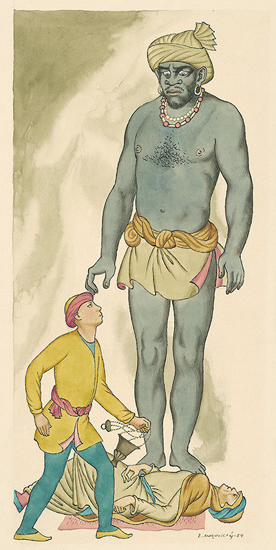 Emil Makovický – Rozprávka o Aláaddínovi a čarovnej lampe VI 