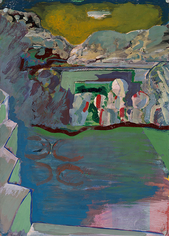 Ján Berger – Pred opusteným domom 