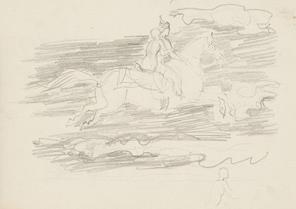 Emil Makovický – Rozprávky z tisíc a jednej noci. Skice malé. (Skica č.15) 