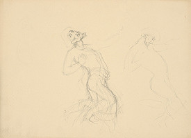 Emil Makovický – Rozprávky z tisíc a jednej noci. Skice veľké. (Skica č.1) 