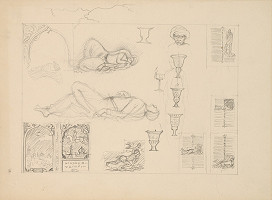 Emil Makovický – Rozprávky z tisíc a jednej noci. Skice veľké. (Skica č.4) 