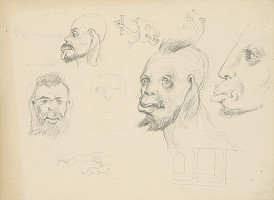 Emil Makovický – Rozprávky z tisíc a jednej noci. Skice veľké. (Skica č.6) 