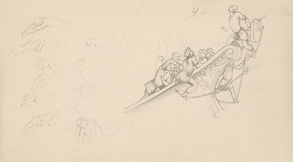 Emil Makovický – Rozprávky z tisíc a jednej noci. Štúdie. (Štúdia č.5)