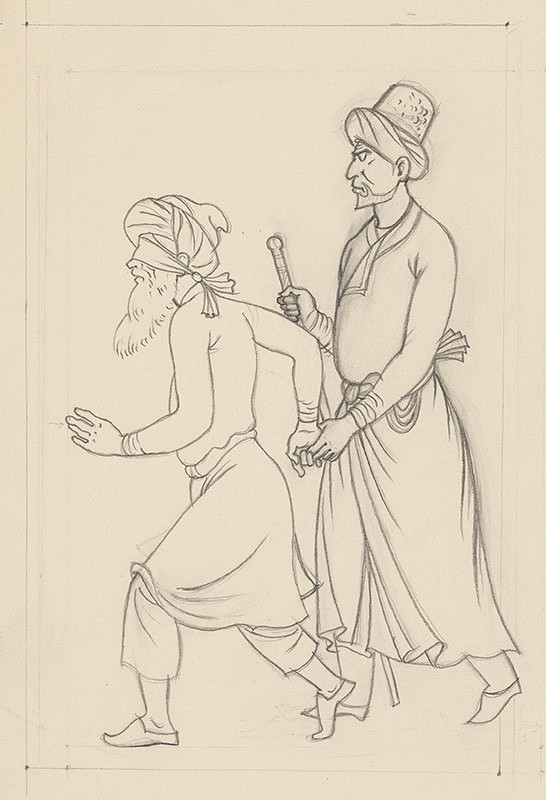 Emil Makovický – Rozprávky z tisíc a jednej noci. Štúdie. (Štúdia č.8)