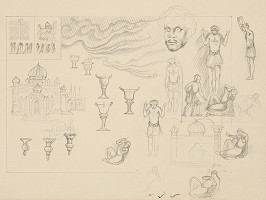 Emil Makovický – Rozprávky z tisíc a jednej noci. Štúdie. (Štúdia č.10) 