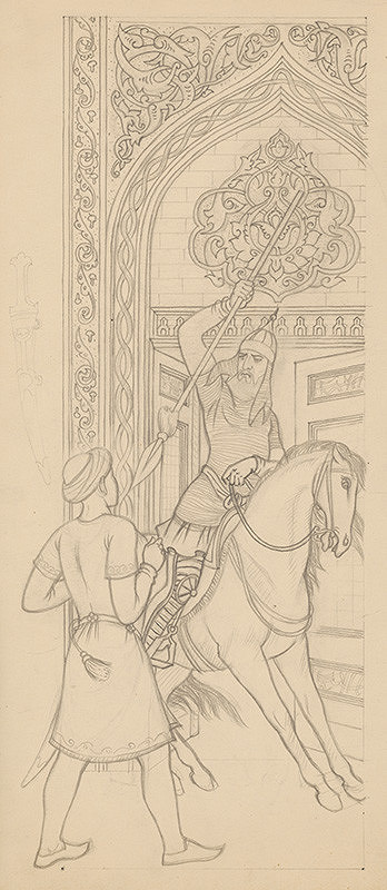 Emil Makovický – Rozprávky z tisíc a jednej noci. Štúdie. (Štúdia č.19) 