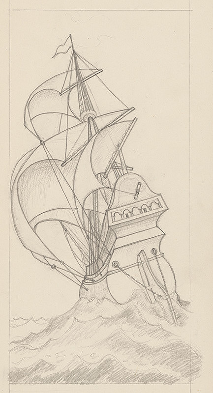 Emil Makovický – Rozprávky z tisíc a jednej noci. Štúdie. (Štúdia č.20) 