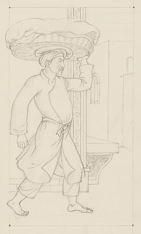 Emil Makovický – Rozprávky z tisíc a jednej noci. Štúdie. (Štúdia č.23) 