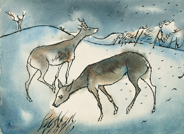 Vincent Hložník – Zimný motív III 