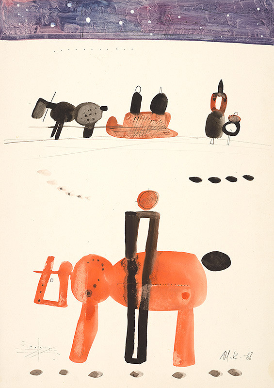 Vladimír Kompánek – Zimný motív VIII. 