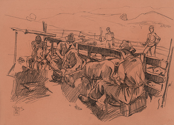 Gejza Angyal – Dojenie oviec I. 