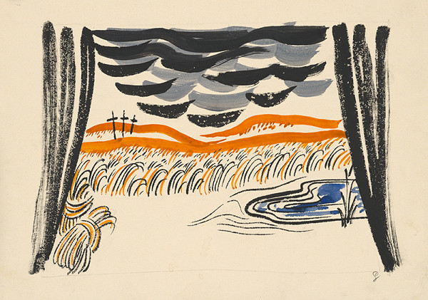 Mikuláš Galanda – Štúdia návrhu na scénu 