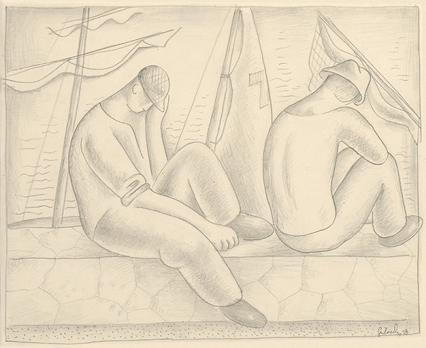 Mikuláš Galanda – Odpočívajúci rybári 