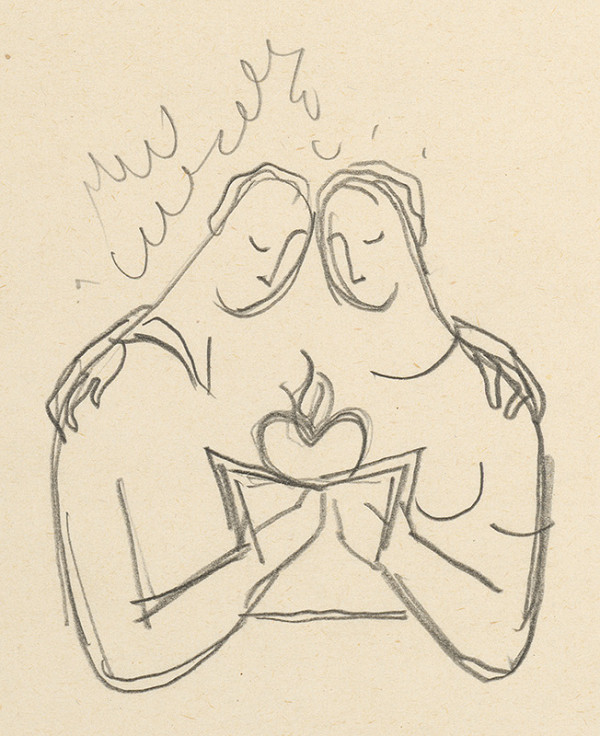 Mikuláš Galanda – Návrh na svadobné oznámenie 