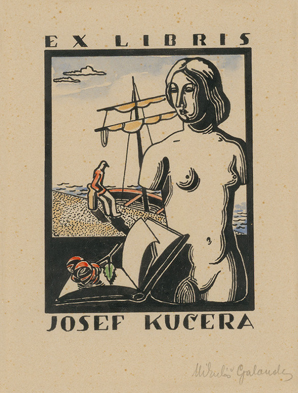Mikuláš Galanda – Ex libris Josef Kučera 