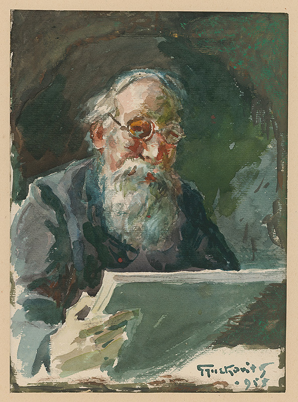 František Gyurkovits – Autoportrét