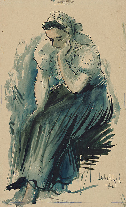 Eugen Lehotský – Sediaca 