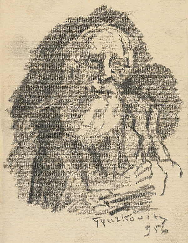 František Gyurkovits – Autoportrét 9