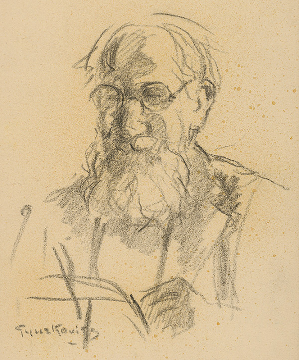 František Gyurkovits – Autoportrét 14