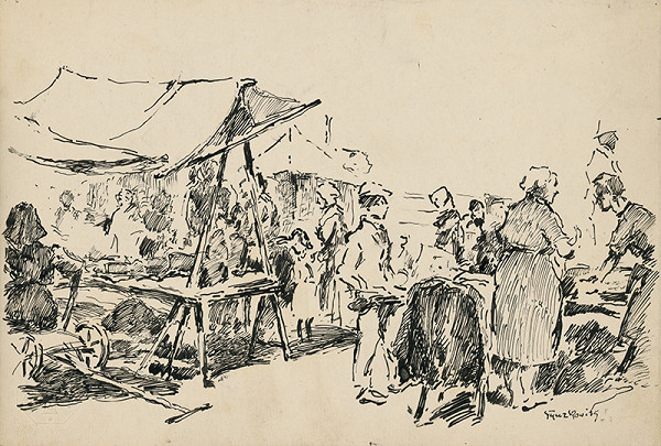 František Gyurkovits – Náčrt z trhu 