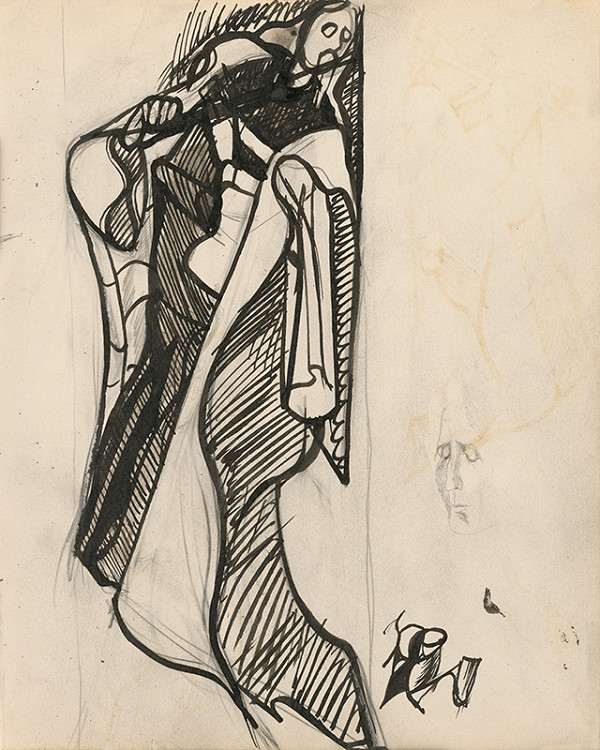 Ján Novák – Štúdia drapérie 3 