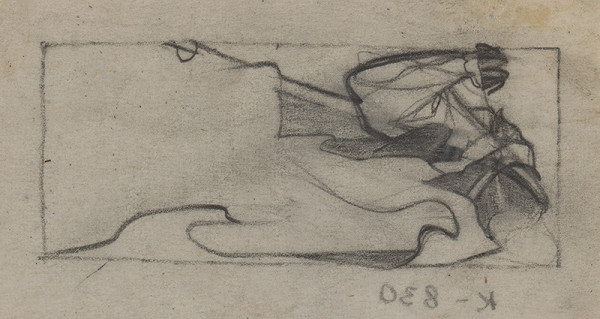 Ján Novák – Náčrt na pauzovacom papieri č.4 