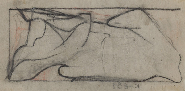 Ján Novák – Náčrt na pauzovacom papieri č.5