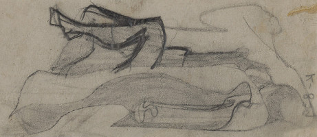 Ján Novák – Náčrt na pauzovacom papieri č.6 