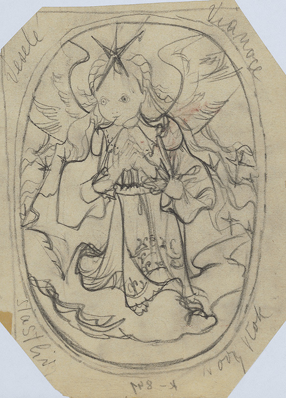 Ján Novák – Náčrt návrhu na novoročenku 2 