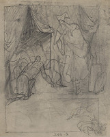 Ján Novák – Náčrt na pauzovacom papieri č.9 