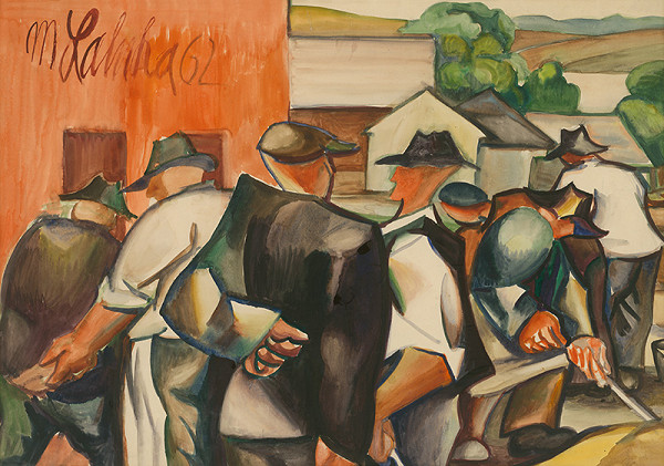 Milan Laluha – Na stavbe družstevného kravína 