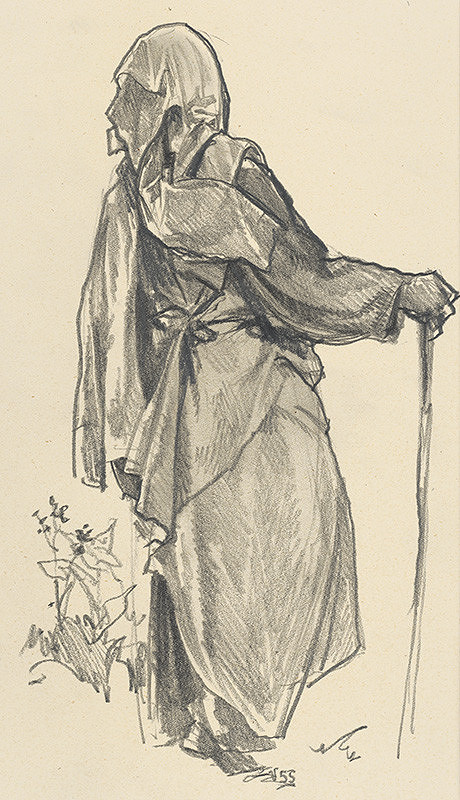 Jaroslav Vodrážka – Figurálna štúdia XVI. 