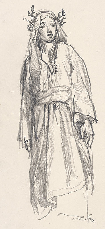 Jaroslav Vodrážka – Figurálna štúdia XXXI. 