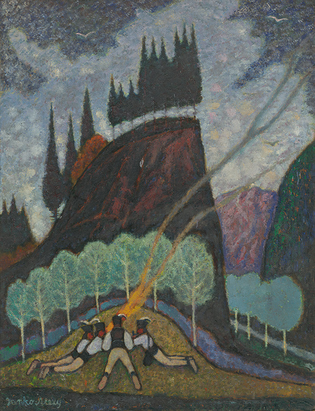 Janko Alexy: Hôrni chlapci, 1954 – 64, Stredoslovenská galéria, Banská Bystrica