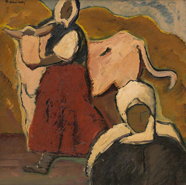 Miloš Alexander Bazovský – Ženy s kravou