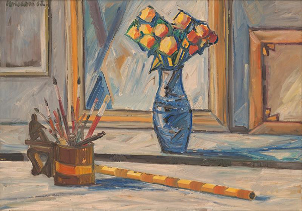 Imrich Vysočan – Kytica s črpákom a píšťalou 