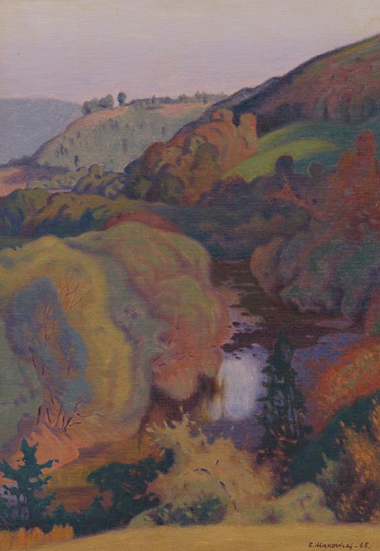 Emil Makovický – Jeseň pri Hrone 