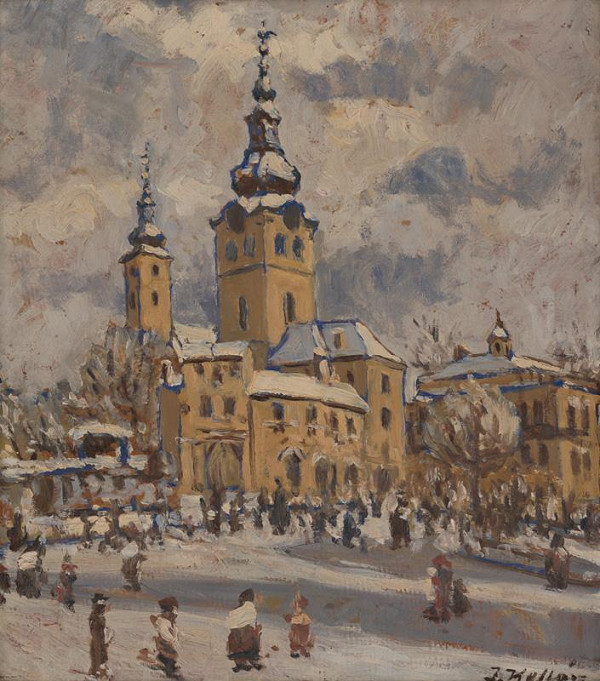 Jozef Kollár – Banská Bystrica v zime 