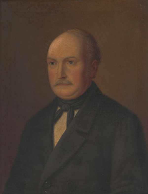 Slovenský maliar z polovice 19. storočia – Portrét muža