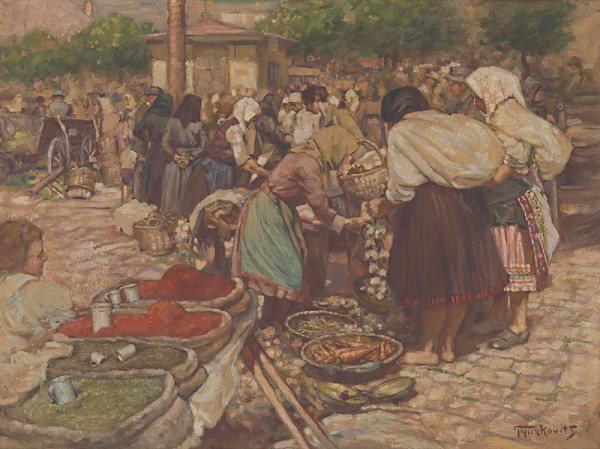 František Gyurkovits – Trh v Lučenci