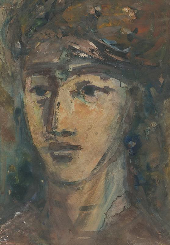 Ján Mudroch – Hlava ženy v klobúku