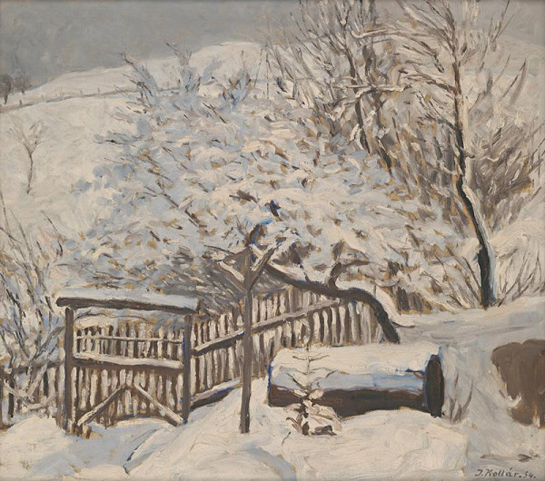 Jozef Kollár – Zima v záhrade